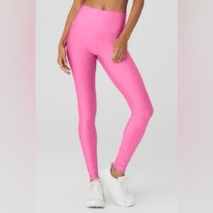 ALO Yoga Pink High-Waist Leggings